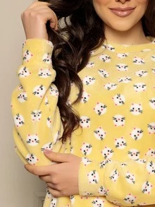 Women Two-piece Outfits - 黃色 - 查看 4