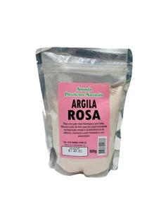 ARGILA ROSA - AMANDA PRODUTOS NATURAIS - Rosa Bebê - Visão 2