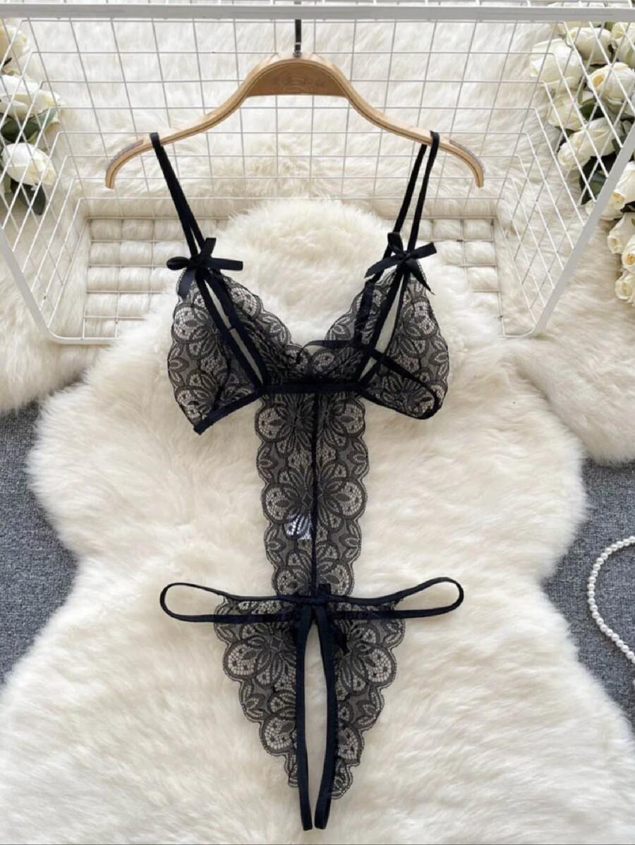 Women Sexy Lingerie - màu đen - Xem 1