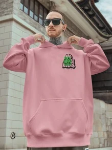 Men Sweatshirts - Màu Hồng baby - Xem 1