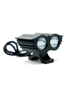 Rasen FARO PARA MOTO O AUTO AUXILIAR LED TIPO AGUILA 2 OJOS BLANCO CON LUZ ALTA, BAJA Y ESTROBO