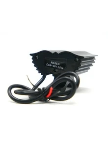 Rasen FARO PARA MOTO O AUTO AUXILIAR LED TIPO AGUILA 2 OJOS BLANCO CON LUZ ALTA, BAJA Y ESTROBO