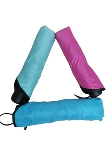 Paraguas Sombrillas Para Lluvia y Sol Portable Anti UV - Rosa - Ver 3