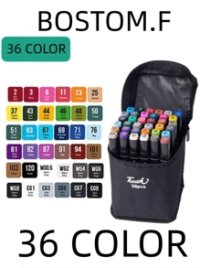 Double Tip Markers Pens Brush Tip 36 Colors - 彩色 - 查看 1