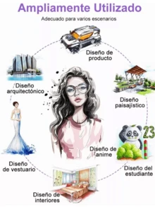 Double Tip Markers Pens Brush Tip 36 Colors - 彩色 - 查看 8