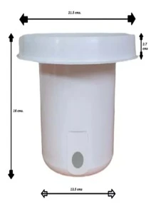 Tub With Key For Water Bottle Holder.