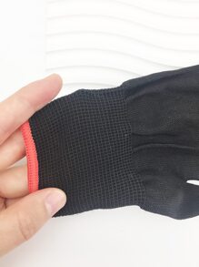 2pcs Heat Resistant Gloves Set For Hair Styling, Including Curl Comb, Hair Curler, Hair Straightener And Curling Wand - Multicolor - View 2