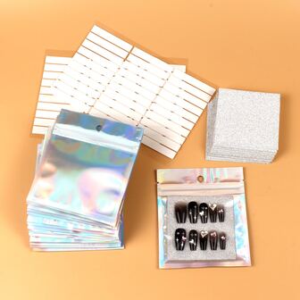 Symphony 激光拉链密封袋铝箔袋美甲美容化妆品珠宝包装袋 30 个装，房间装饰，包袋，化妆包，梳妆台，旅行，化妆包，旅行必备，收纳，储物，旅行必备，化妆品收纳盒，化妆包，洗漱包，桌面收纳盒，化妆包，化妆袋，化妆品收纳盒，梳妆台配件，化妆袋，化妆包，珠宝盒，化妆刷收纳袋，化妆刷架，香水收纳盒，化妆包，女士礼物，圣诞礼物，女士礼物创意