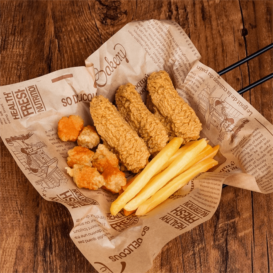 100pcs baking paper paper paper tray liner greaseproof paper commercial