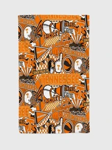 1 pieza rugby patrón Manta de franela unisex Textiles para el hogar - Multicolor - Ver 4