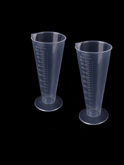 2 Pièces Tasse À Mesurer En Plastique 100 Ml Pichet À Bec Verseur Pour Outils De Cuisine Surface Des Accessoires De Cuisine
