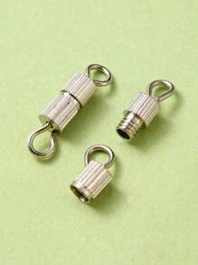 20 Sets Iron Screw Clasps Double Connection Diy Jewelry Accessories For Bracelet & Necklace Making