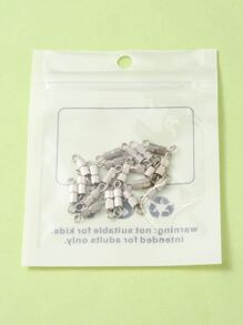 20 Sets Iron Screw Clasps Double Connection Diy Jewelry Accessories For Bracelet & Necklace Making