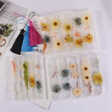 1入組水晶環氧樹脂幾何書簽模具樹脂鏡子長方形,形狀懸掛吊墜矽模具 - 無色 - 查看 2