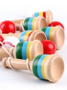 1件套技能杯和球玩具用於手眼協調訓練傳統遊戲比賽物品幼兒園兒童用品 - 彩色 - 查看 7