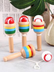 1件套技能杯和球玩具用於手眼協調訓練傳統遊戲比賽物品幼兒園兒童用品 - 彩色 - 查看 5