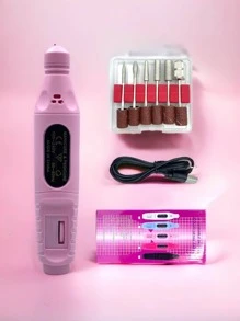 STUDENT POLISHER USB DRILL NAIL EMERATURE LEODY Rey - Pink - View 2