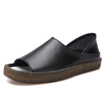 2023 Summer New Large Size Women's Casual Peep Toe Sandals, Convenient For Outdoor Activities And Can Be Used As Slippers
