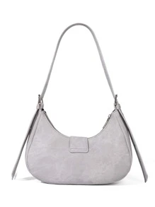 Korean Punk Style Versatile Women Shoulder Bag - Light Grey - View 5