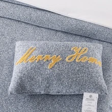 4 Piece Knit Ruffled Style Bed Skirt Coverlets Bedspreads With Throw Pillow - Xem 5