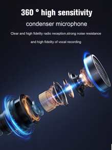 Micrófono - Negro - Ver 4