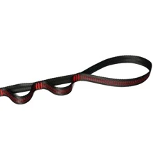 2 PCS Nylon Daisy Chain 9 Loop Adjustable Multipurpose Strap Rope 25kN Strong Climbing Straps 67 Inches for Yoga Swing Yoga Hammock Trapeze Ceiling Anchors Daisy Chain - Black - View 5