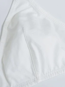 女士 3 件套柔软透气薄款日常文胸、内衣 - 彩色 - 查看 7