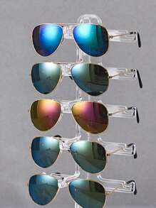 1pc Transparent Sunglasses Display Rack, Multi-layer Store Display Shelf, Eyeglasses Sunglasses Display Props Storage Stand - Clear - View 5