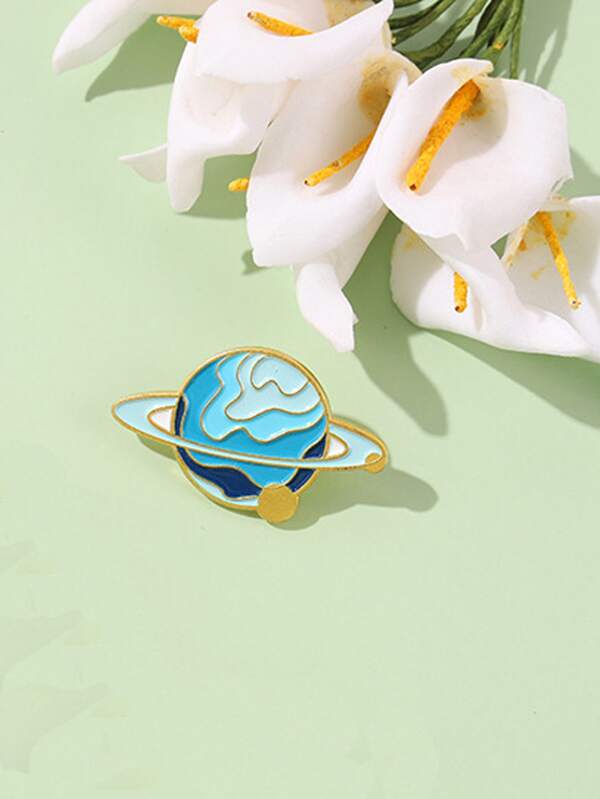 Creative Space Alloy Brooch Exquisite Pink Star Enamel Badge Y2K