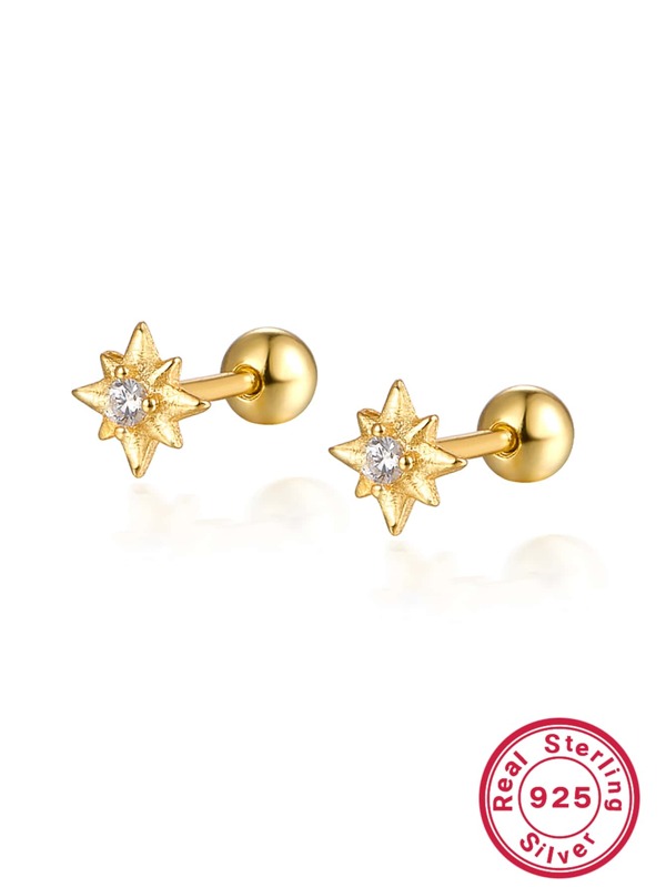 2 ins stylish and minimalist sunflower earrings, commuting beauty only earrings