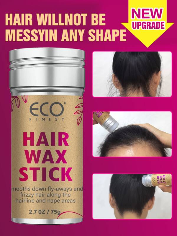 Hair Wax Stick,Hair Pomade Stick LongLasting Styling Wax Stick Hair