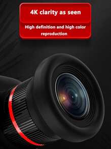 撞色800W4K2.4英寸數碼相機 - 黑色 - 查看 4