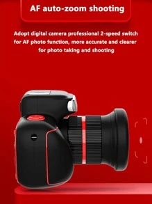 撞色800W4K2.4英寸數碼相機 - 黑色 - 查看 3