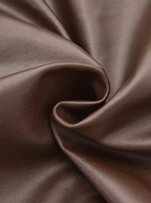 1/4/6pcs Leather Anti-Cat Scratch Chair Covers For Home & Bedroom - Brown - View 2