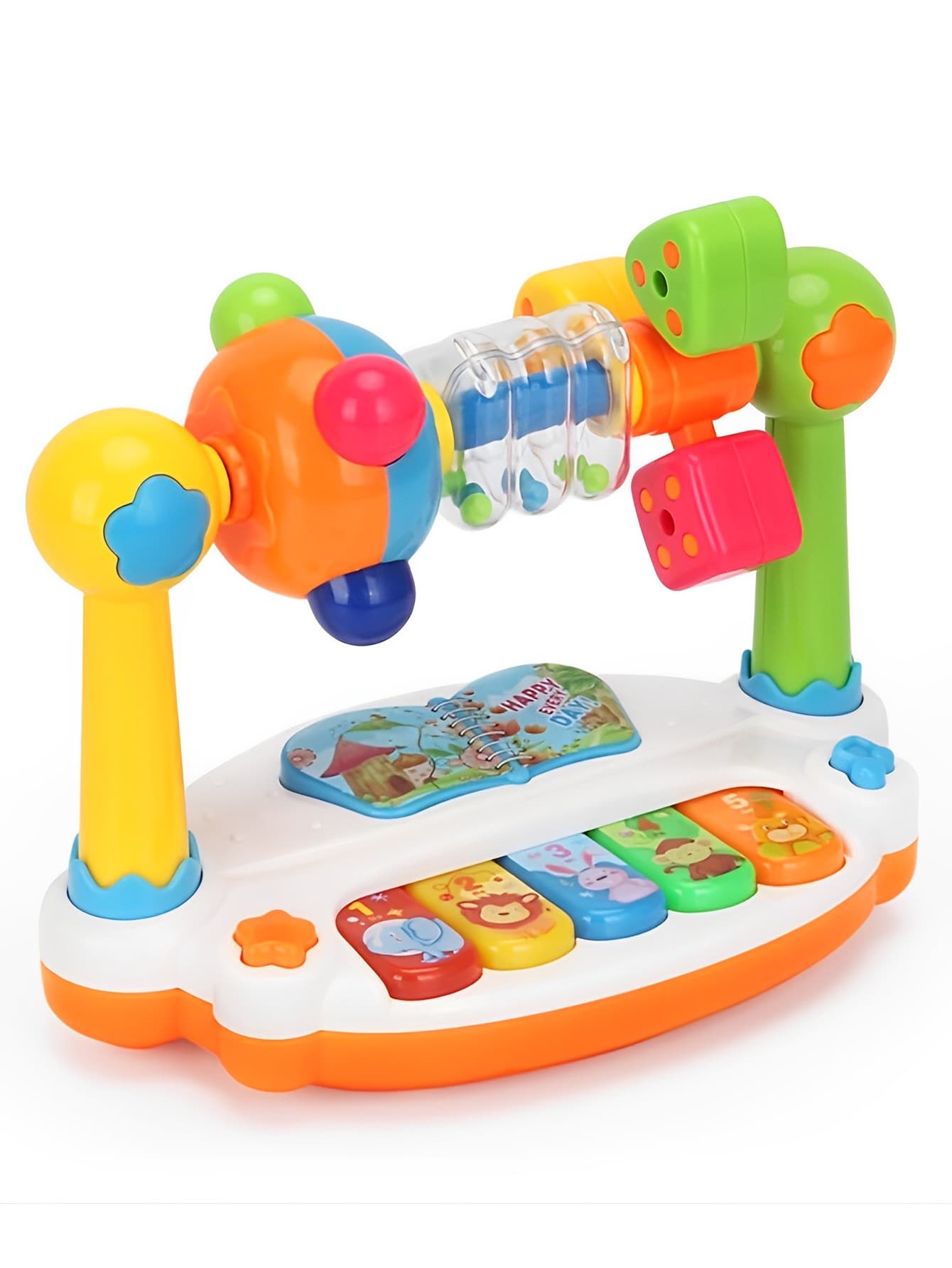 嬰兒教育音樂電子鋼琴玩具，適用於學校、學生、文具、學用品 - 彩色 - 查看 1