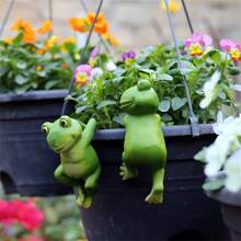 1 pièce Design Grenouille Bonsaï Décoration Pour Suspendu Casseroles Ou Escalade