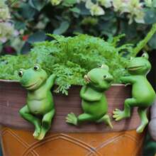 1 pièce Design Grenouille Bonsaï Décoration Pour Suspendu Casseroles Ou Escalade