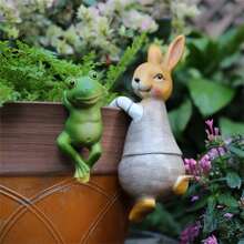 1 pièce Design Grenouille Bonsaï Décoration Pour Suspendu Casseroles Ou Escalade