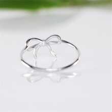 1pc Fashionable Simple Bowknot Accent Ring For Women, Suitable For Daily Wear, Birthday Party And Other Occasions