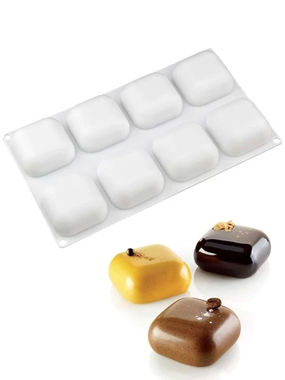 1pc Silicone Square Mousse Cake Mold