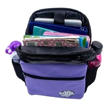 Kidz&Teenz Backpack Girls School Bag Primary School Bag Large Capacity Waterproof Children School Bags Teenage Girls Book Backpack - Lilac Purple - View 1