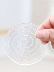 4pcs Transparent Silicon Furniture Leg Pads For Table Legs, Sofa Feet, Bed Corners And Noise Reduction Anti-skid Mat - Clear - View 3