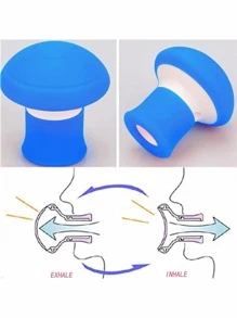 V Face Exerciser Facial Mouth Jawline Exercise Portable Anti-Wrinkle Mouth Exerciser For Slimming And Firming,Beauty,Skin Care Products,Spa,Self Care,Skin Care Tools,Face Care,Esthetician Supplies,Massage,Face Massage Tool,Face Roller - Blue - View 4