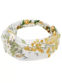 1pc Fashionable Embroidery Hair Scarf For Women, Wide Edge Lace Hairband For Covering Up White Hair, Headwrap Hair Accessories Boho Headband Turban Headband Sweatband