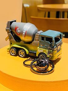 Creative Turning Dinosaur Engineering Car Keychain Cartoon Car Keychain A Pair Of Backpack Pendants Exquisite Small Gifts - Multicolor - View 1