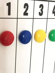 10 件装随机颜色多用途创意圆形磁铁冰箱贴装饰磁贴，强磁最佳礼物