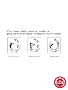 1pair European and Americana Style Simple Single Moissanite Cubic Zirconia Classic All-Match Silver Hoop Earrings For Women's Wedding Jewelry - Gold - View 7