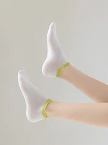 جوارب 9 ل الوان متجانسة برغي