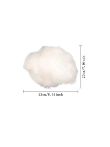 1 Miếng Buổi tiệc Trang trí Nhân tạo Hình đám Mây Treo Vật trang trí - trắng - Xem 3