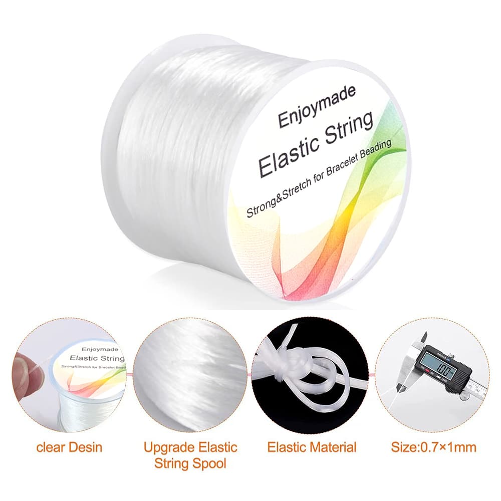 1pc Elastic String Stretchy Bracelet String Crystal String Bead Cord